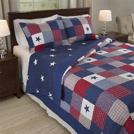 Lavish Home Lavish Home 66-10043-T Caroline Quilt Set; Twin Size - 2 Piece 66-10043-T